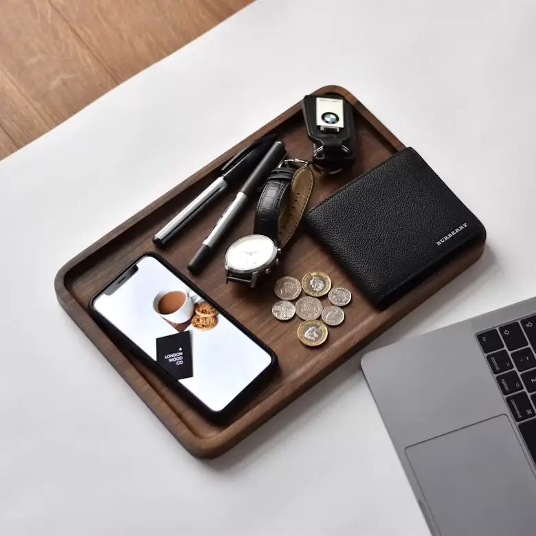Desk Organiser Tray - front view