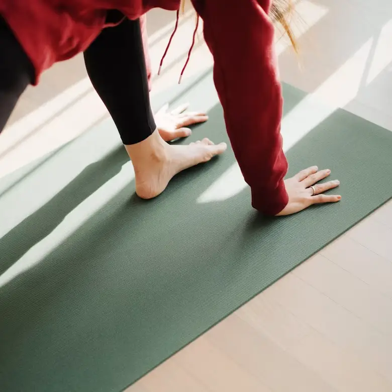 Non-Slip Yoga Mat - front view